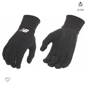 New Balance Lightweight Touchscreen Warm Running Gloves, Anti Slip